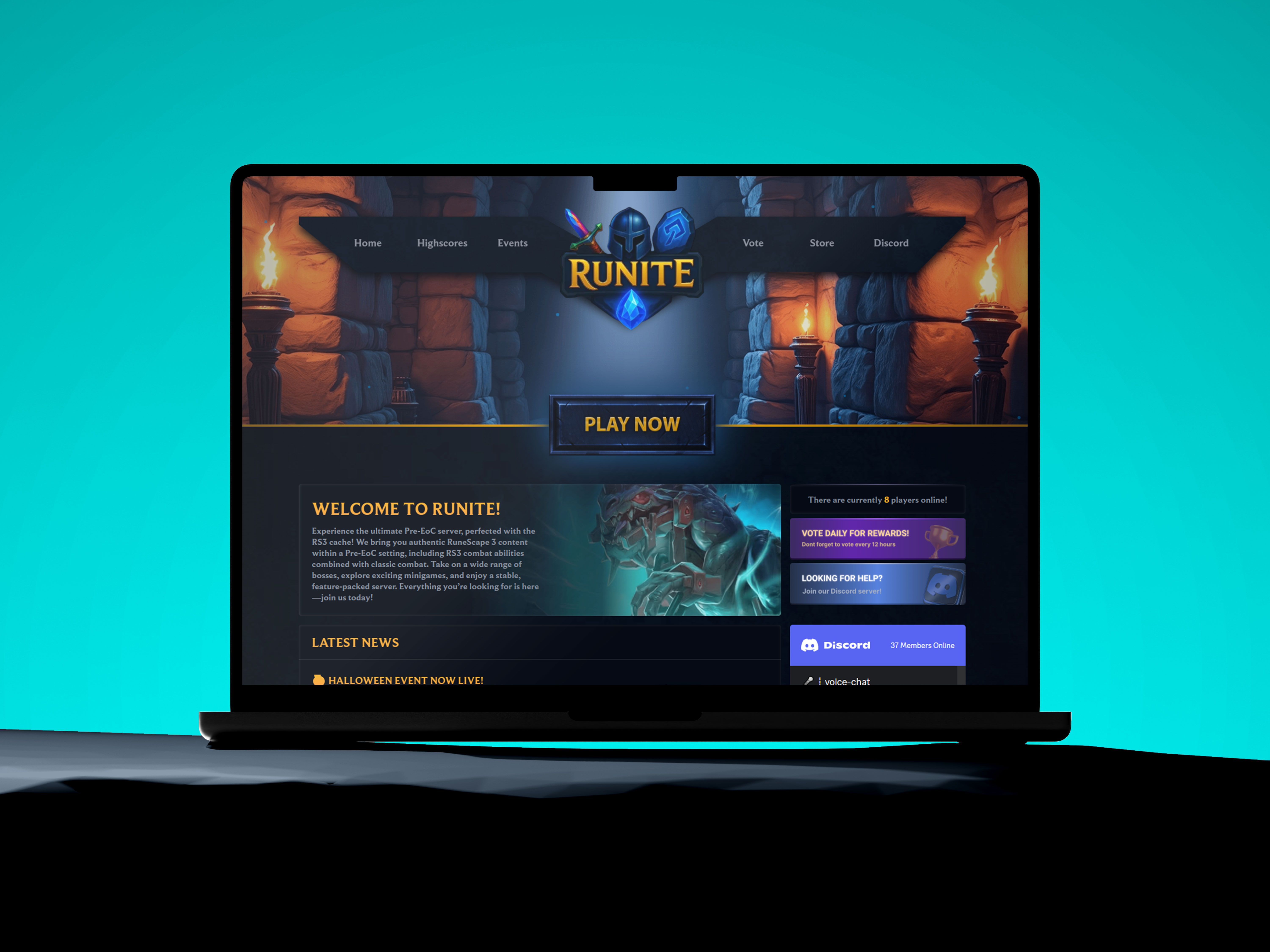 Impression image of my project: Runite website