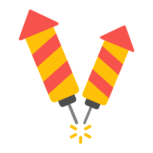 Logo of fireworks